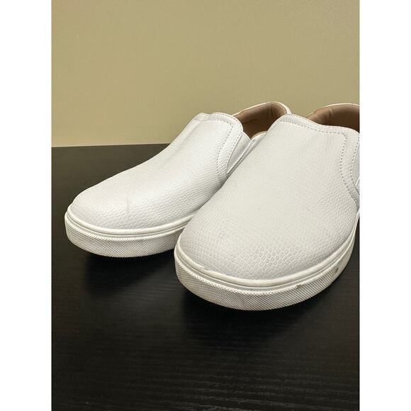STQ Work Non Slip Size US 10 Round Toe Sneakers Shoes Slip On Women's White - Picture 8 of 11